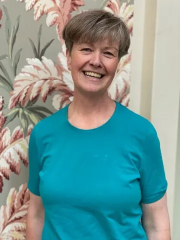 Portrait von Kerstin Bister, Mitarbeiterin der Tagespflege Grafensteinerhöh.