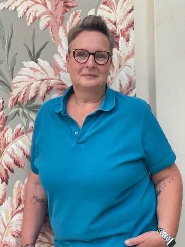 Portrait von Heike Kerkmann, Mitarbeiterin der Tagespflege Grafensteinerhöh.