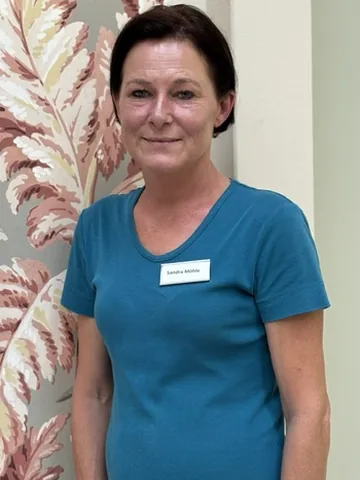 Portrait von Sandra Möhle, Mitarbeiterin der Tagespflege Grafensteinerhöh.